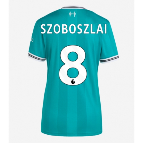 Billige Fotballdrakt Liverpool Dominik Szoboszlai #8 Replika Tredjedrakt Dame 2025-26 Kortermet Billige Fotballdrakt Liverpool Dominik Szoboszlai #8 Replika Tredjedrakt Dame 2025-26 Kortermet